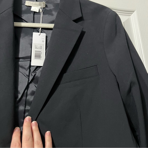 Outerknown Black Virgin Wool Oversized Blazer Jacket *NWT* - Picture 11 of 14